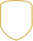 Solid outline of shield icon