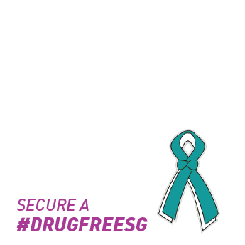 Secure a #DrugFreeSG sticker