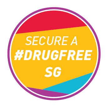 Secure a #DrugFreeSG sticker