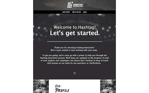 Hashtag Interactive Welcome EDM 2017