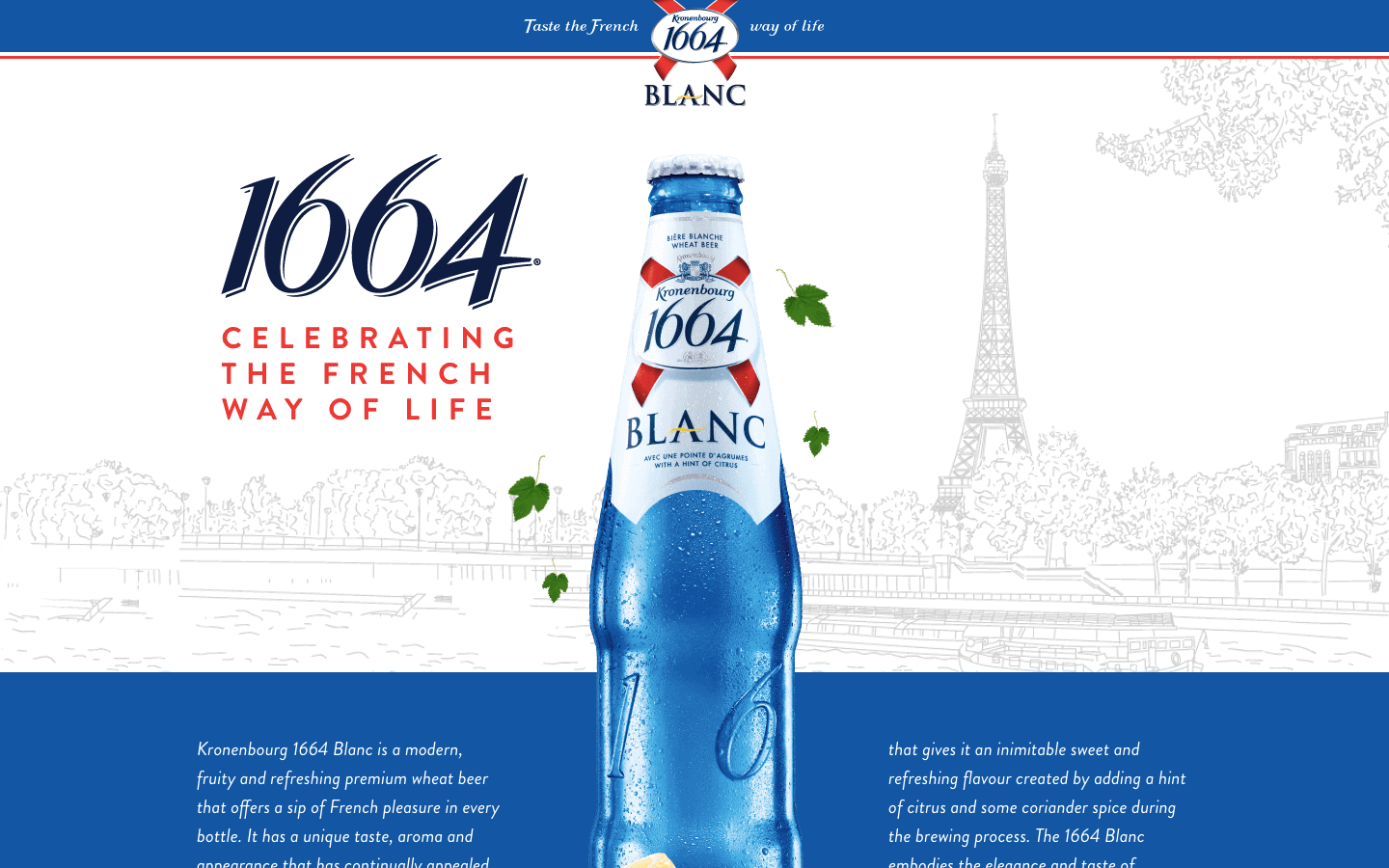 Screenshot of Kronenbourg 1664