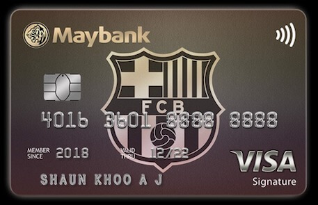 Maybank FC Barcelona Visa Signature Card